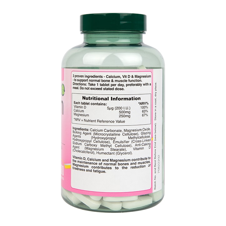 Holland & Barrett Calcium + Magnesium & Vitamin D 180 Tablets